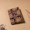 Maroon - Kalamkari Fabric Cover Handmade Paper Notebook (7 x 5 in)