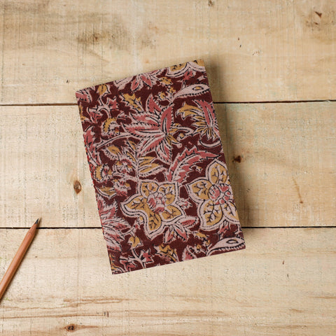 Buy Kalamkari Fabric Cover Handmade Paper Notebook Online at iTokri.com