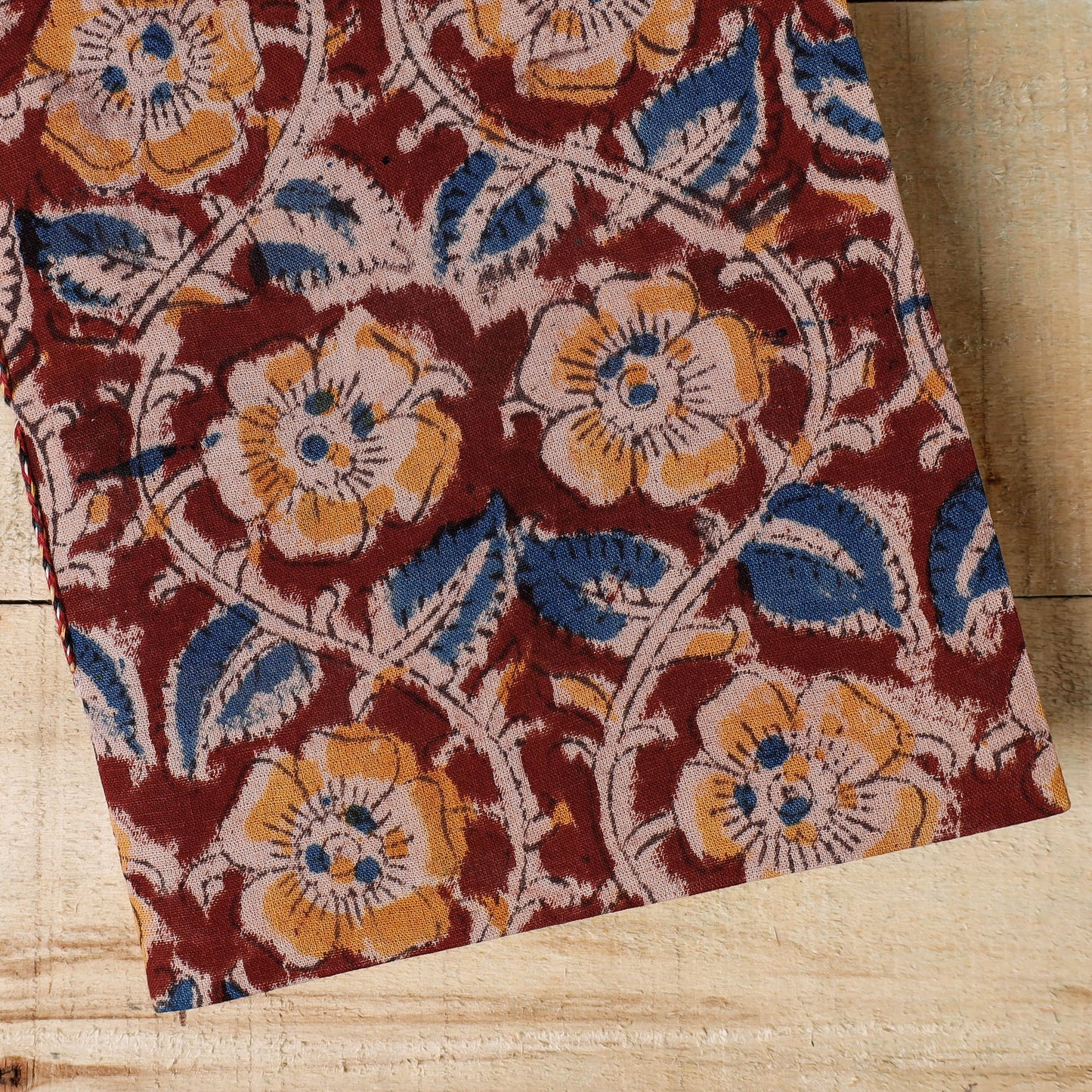  Kalamkari Fabric Cover Handmade Paper Notebook 
