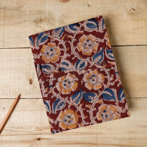  Kalamkari Fabric Cover Handmade Paper Notebook 