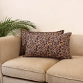 Kalamkari hand pillow cover (set of 2) 22 - handcrafted