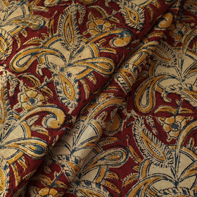 Buy Kalamkari Block Printed Cotton Fabric Online at iTokri.com