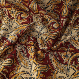Buy Kalamkari Block Printed Cotton Fabric Online at iTokri.com