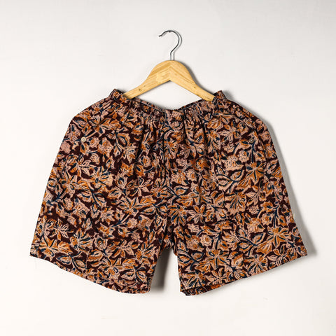 Buy Kalamkari Block Printed Cotton Unisex Boxer/Shorts Online at iTokri.com