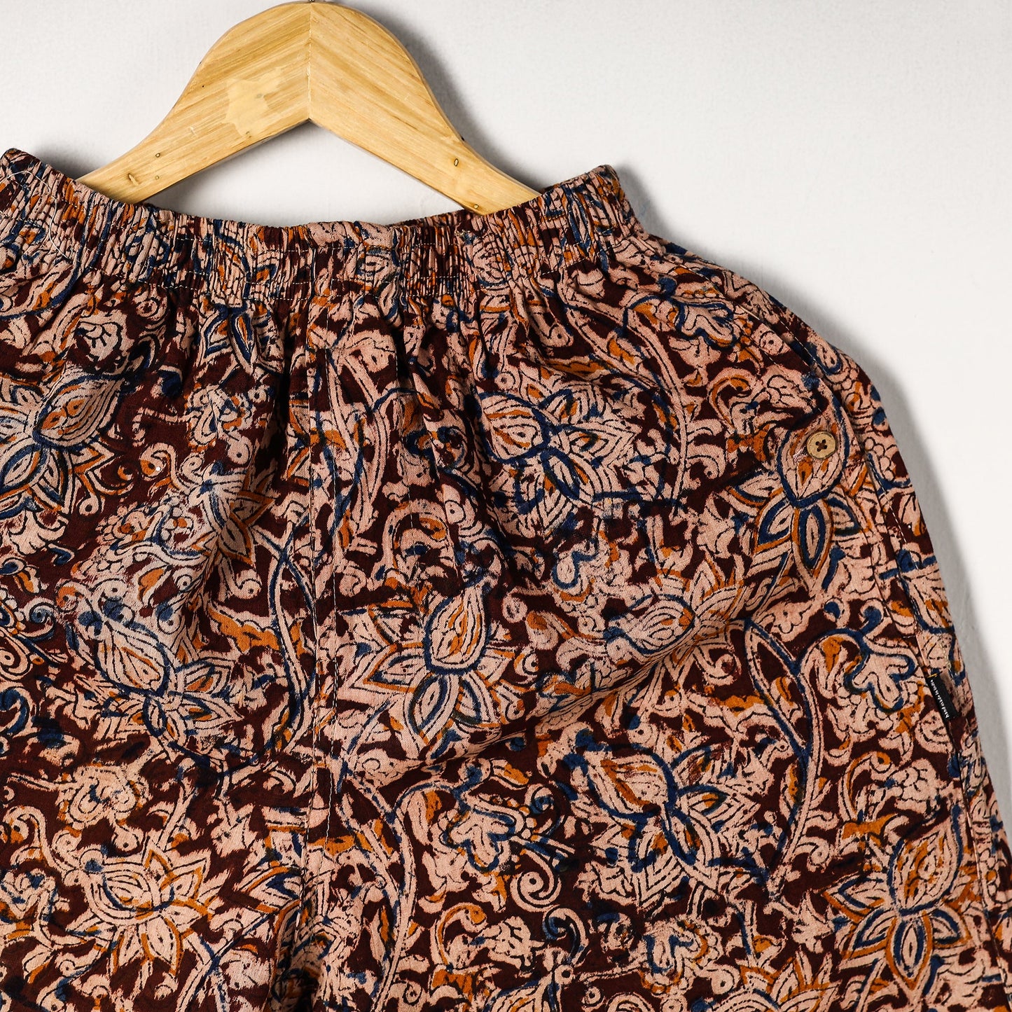  Kalamkari Block Printed Cotton Unisex Boxer/Shorts 