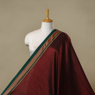 Karnataka weave cotton khun fabric 11 - handcrafted