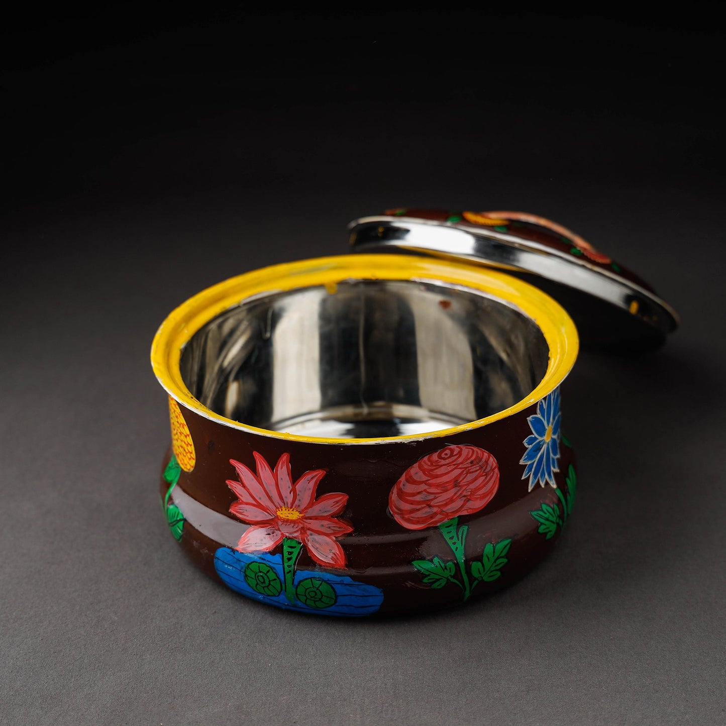  Kavad Handpainted Stainless Steel Casserole 