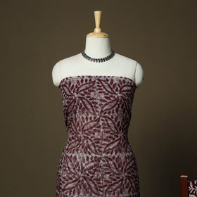 Kota doria cotton hand block batik print 3pc unstitched