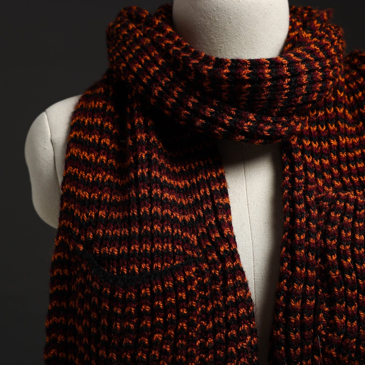  Kumaun Hand Knitted Woolen Muffler for Men & Women Online in India