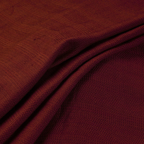 Buy Maroon Kumaun Handwoven Merino Woollen Fabric Online