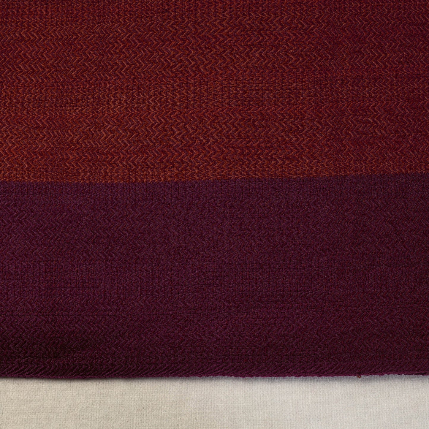 Buy Maroon Kumaun Handwoven Merino Woollen Fabric Online