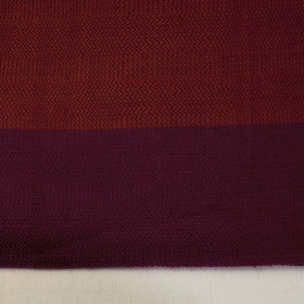Buy Maroon Kumaun Handwoven Merino Woollen Fabric Online
