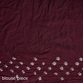 Kutch bandhani tie-dye cotton saree 25 - handcrafted