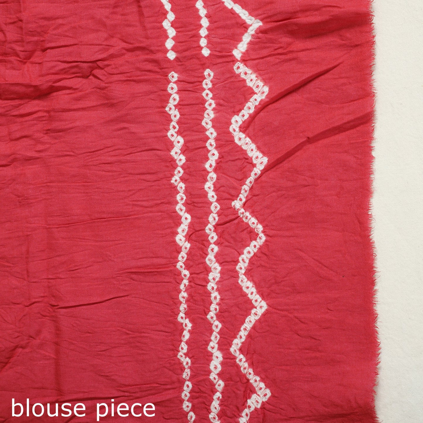 Buy Kutch Bandhani Tie-Dye Cotton Saree with Blouse Piece Online l iTokri.com