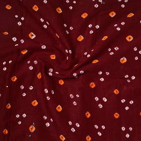  Kutch Bandhani Tie-Dye Satin Cotton Precut Fabric 31 