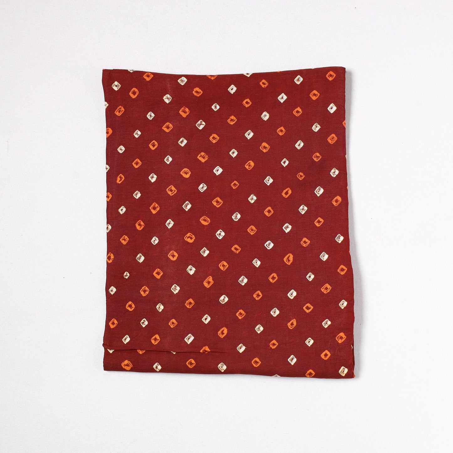  Kutch Bandhani Tie-Dye Satin Cotton Precut Fabric 59 