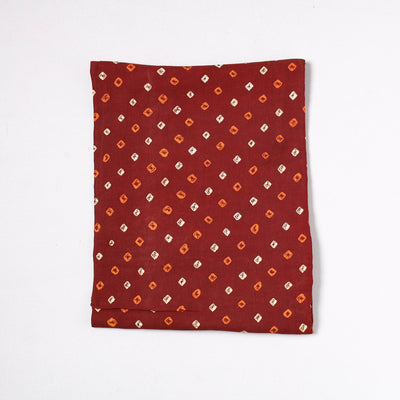  Kutch Bandhani Tie-Dye Satin Cotton Precut Fabric 59 