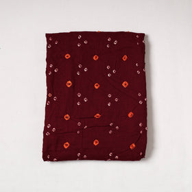  Kutch Bandhani Tie-Dye Satin Cotton Precut Fabric 