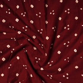  Kutch Bandhani Tie-Dye Satin Cotton Precut Fabric 
