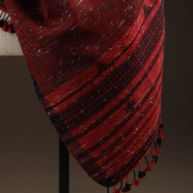 Kutch bhujodi handwoven merino wool shawl 156 - handcrafted