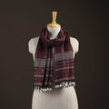 Kutch bhujodi handwoven merino wool stole 189 - handcrafted
