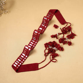 Kutch embroidery mirror work dori waist belt / kamarbandh