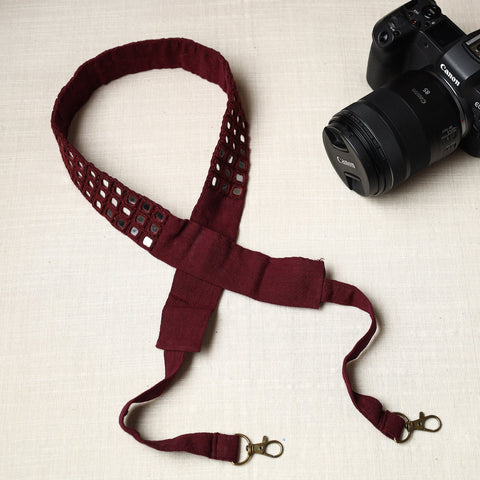  Mirror Work Kutchi Embroidery Fabric Camera Belt 
