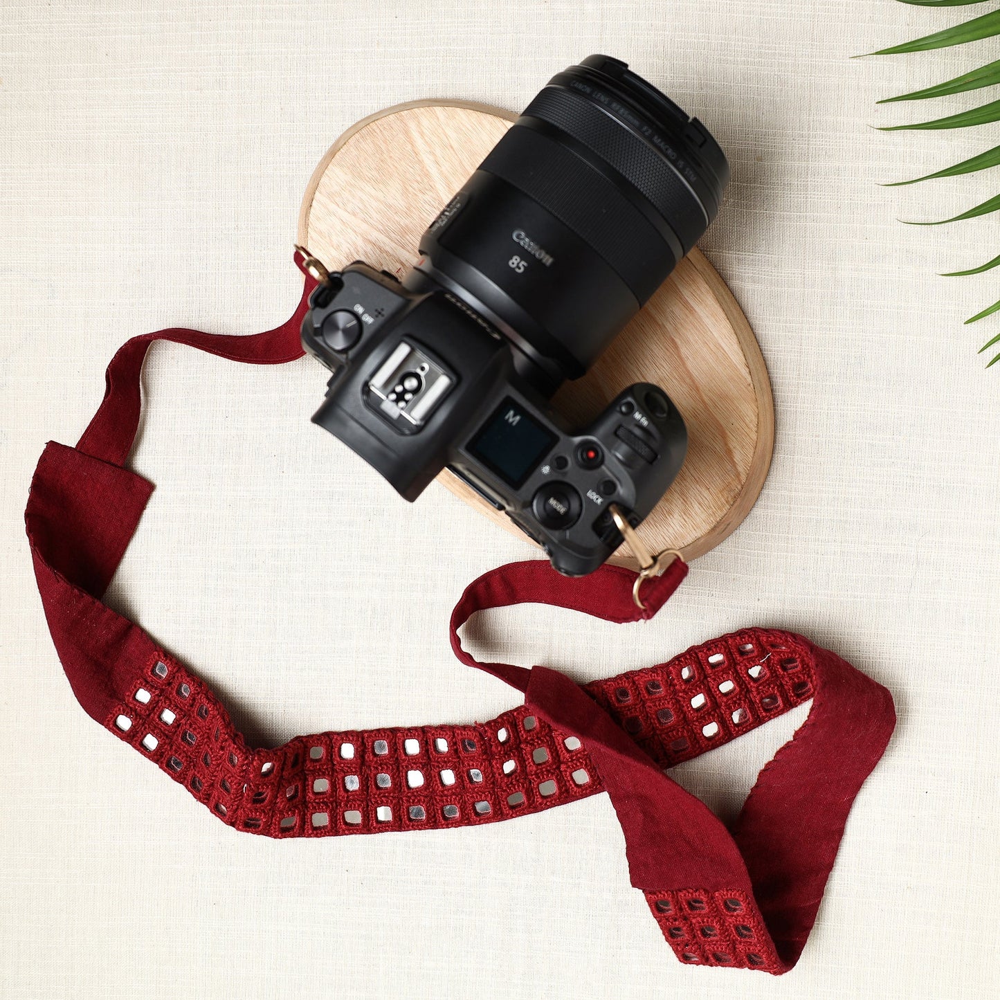  Mirror Work Kutch Embroidery Fabric Camera Belt 