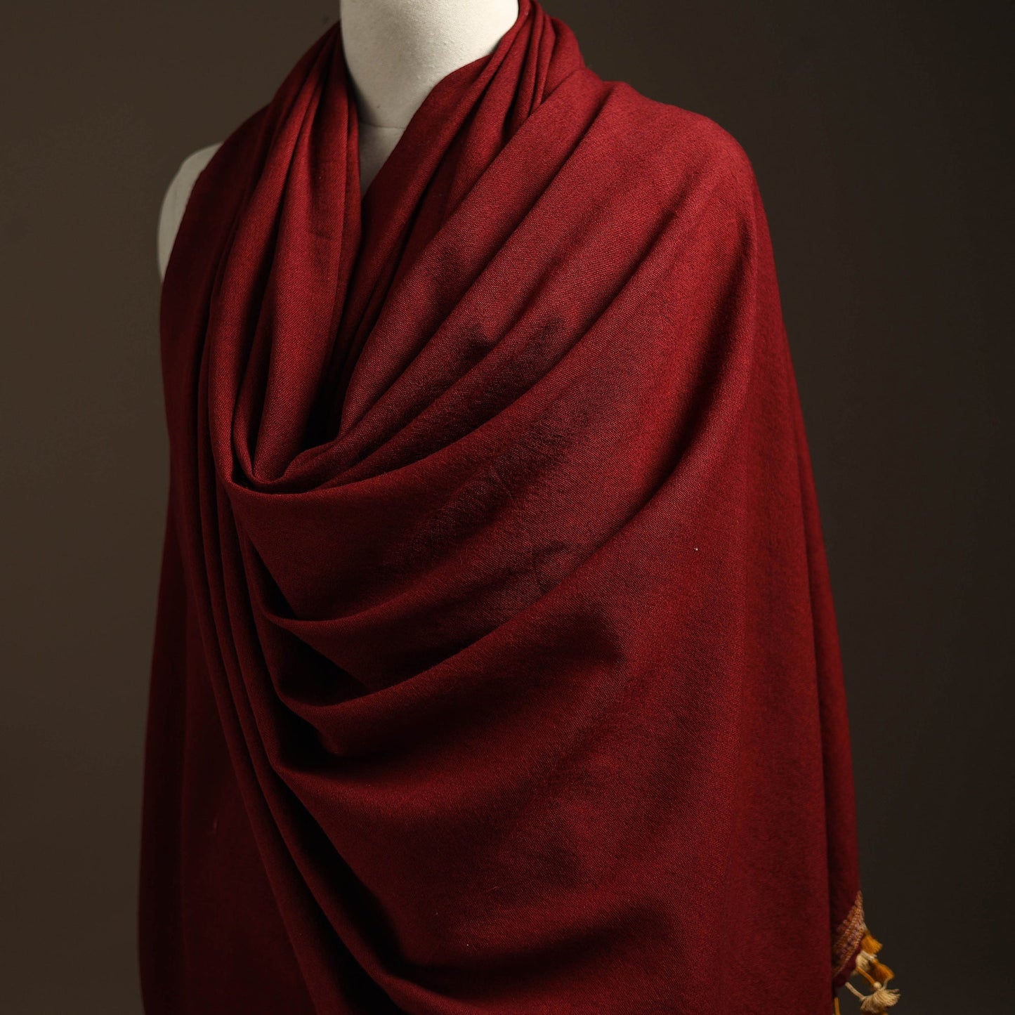 Kutch handwoven merino wool shawl 13 - handcrafted