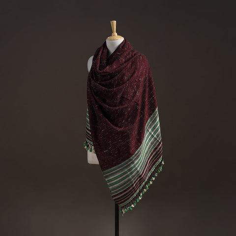 Kutch handwoven merino wool shawl 42 - handcrafted