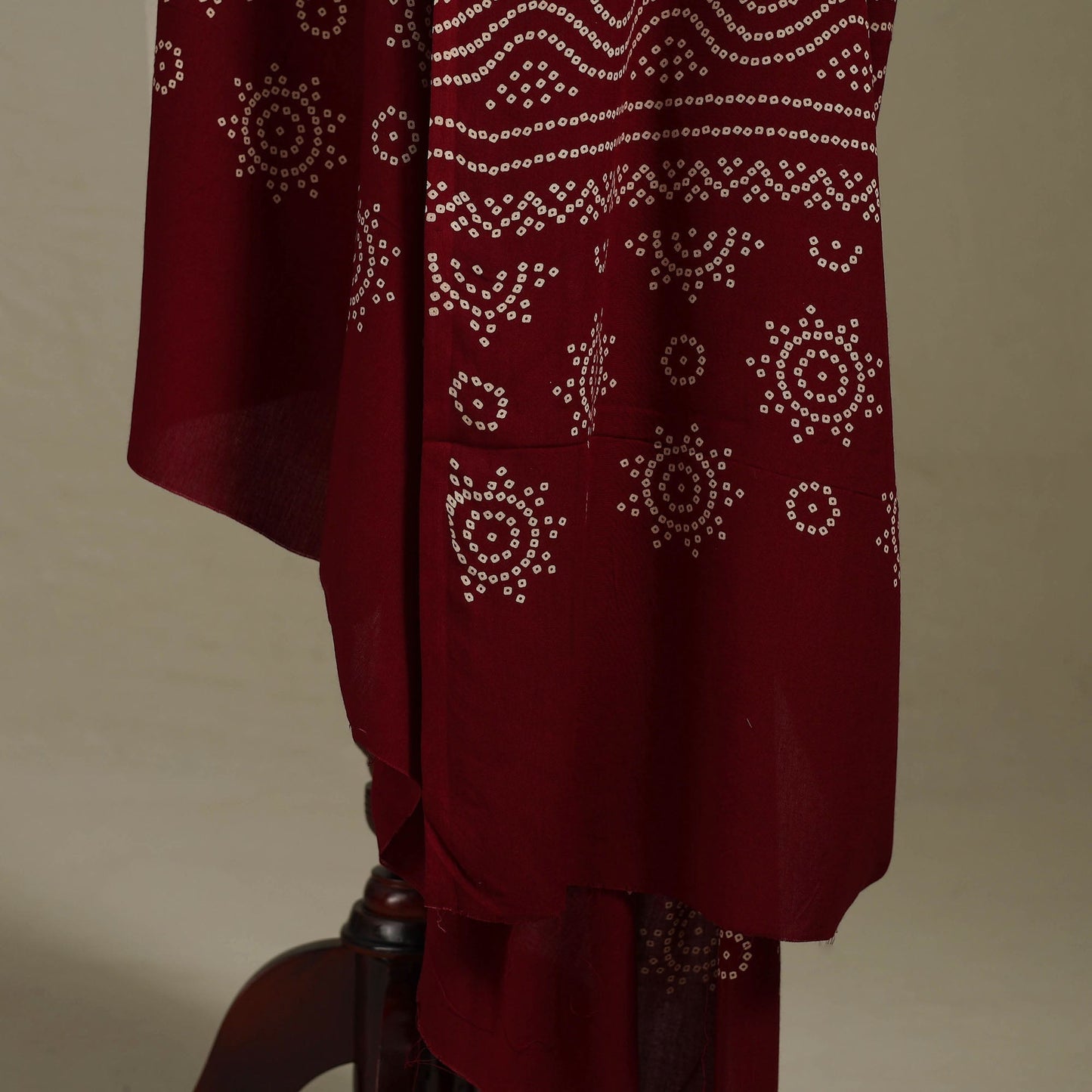 Kutch printed rayon dupatta 55 - handcrafted