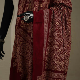 Kutch printed rayon dupatta 57 - handcrafted