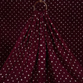 Maroon - kutch tie-dye cotton bandhani fabric 01