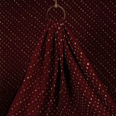 Kutch tie-dye cotton bandhani fabric 02 - handcrafted