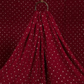 Maroon - kutch tie-dye cotton bandhani fabric 09