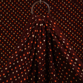 Maroon - kutch tie-dye cotton bandhani fabric 55
