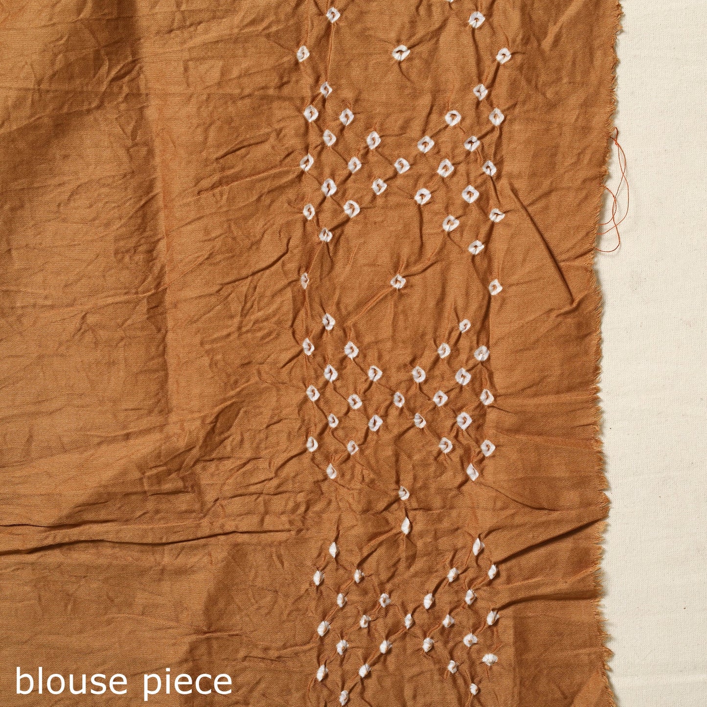 Maroon Kutch Tie-Dye Cotton Bandhani Saree