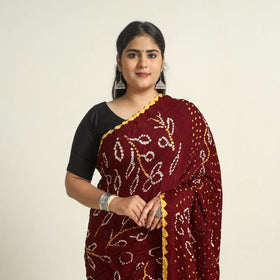  Kutch Tie-Dye Bandhani Saree 