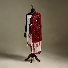 Kutch tie-dye mul cotton shibori bandhani dupatta 40