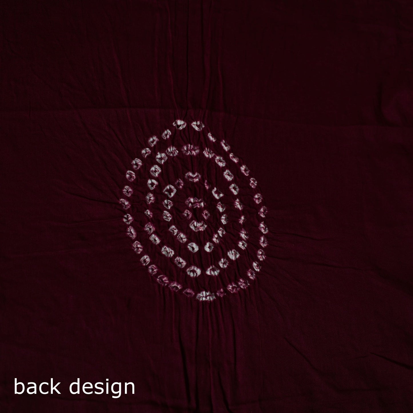 Kutch tie-dye satin cotton bandhani 3pc unstitched dress