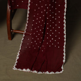 Kutch tie-dye satin cotton bandhani 3pc unstitched dress