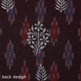 Lucknowi chikankari work pochampally ikat unstitched kurta