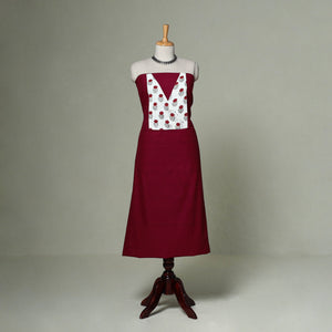 Mangalagiri handloom cotton patchwork unstitched kurta