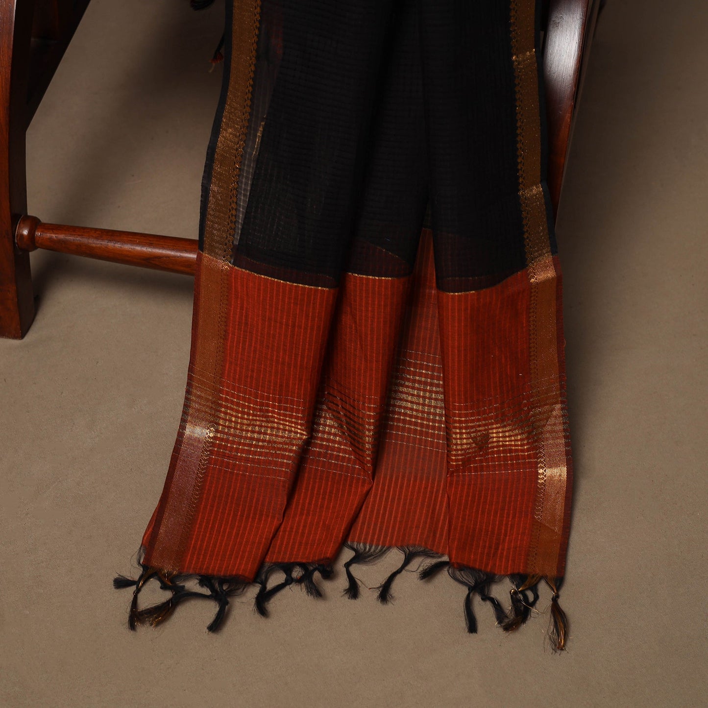 Mangalagiri natural dyed 3pc unstitched dress material 11