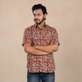 Kalamkari Block Printed Men Shirt