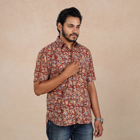 Kalamkari Block Printed Men Shirt