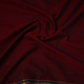  Maroon Mercerised Cotton Dharwad Fabric
