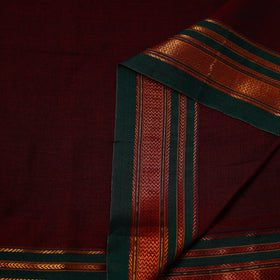  Maroon Mercerised Cotton Dharwad Fabric