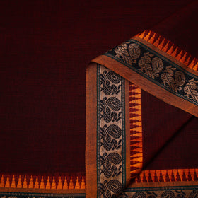  Maroon Mercerised Cotton Dharwad Fabric