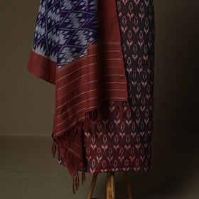 Handloom mercerised cotton pochampally ikat 2pc unstitched